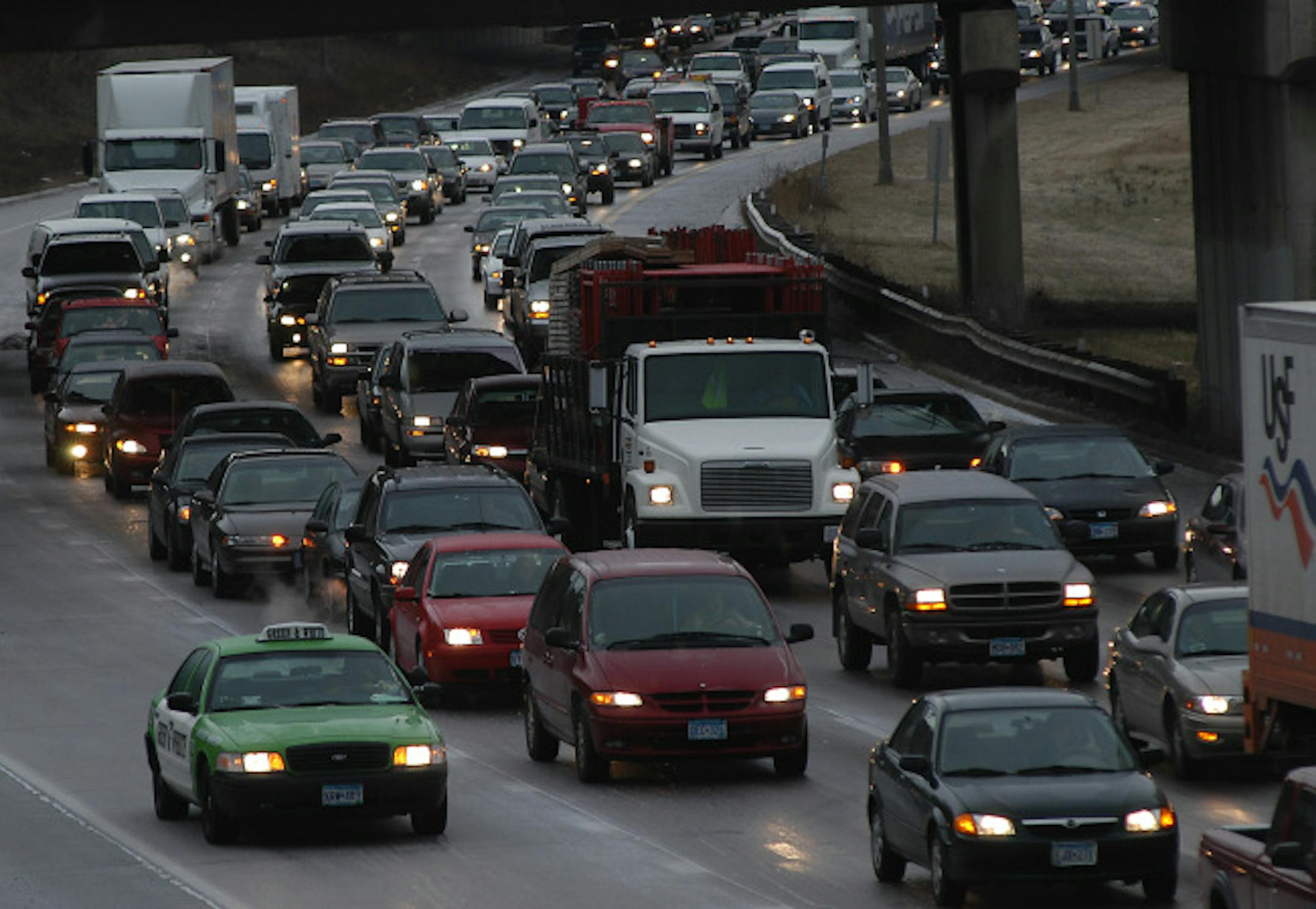 Congestion on Interstate 35W