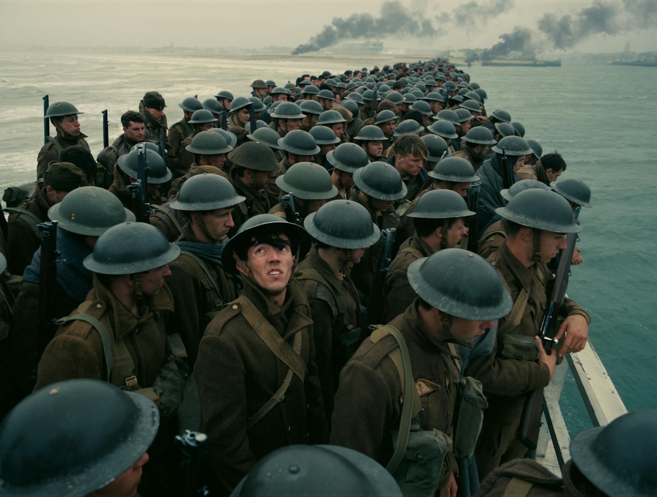 Fionn Whitehead in "Dunkirk."