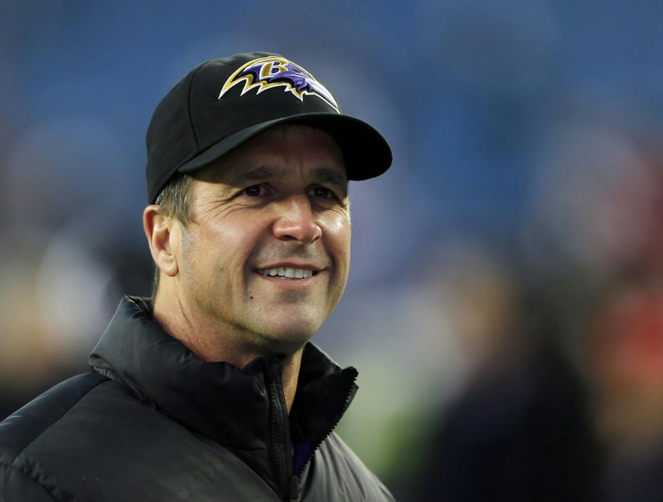 Baltimore Ravens head coach John Harbaugh