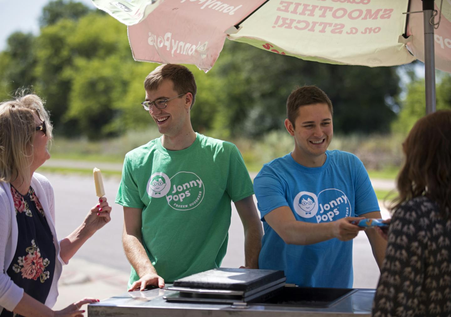 Jonny Pops founders Erik Burst (left) and Connor Wray.