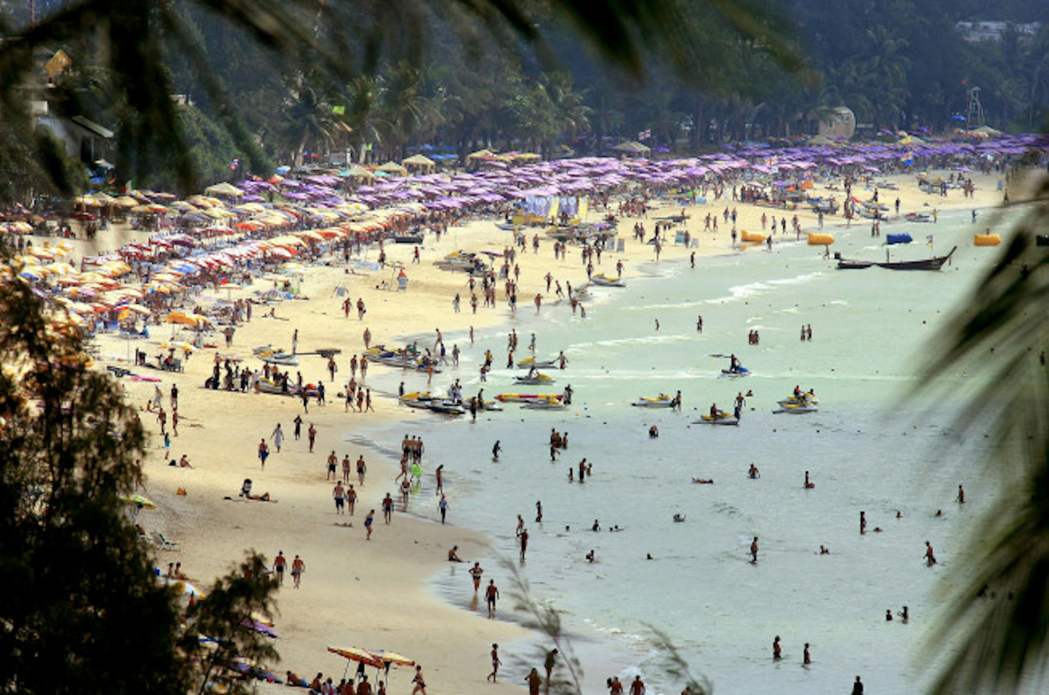General view of Patong Beach in Phuket Island, Thailand, in January 2007. Two years after the Indian Ocean tsunami killed more than 300,000 people, life and tourism restart gradually. Photo by Patrick Durand/ABACAUSA.COM