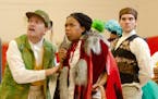 Ten Thousand Things' musical, "Into the Woods," takes fairy-tale characters (played by, from left, Jim Lichtscheidl, Rajané Katurah and Ben Lohrberg)