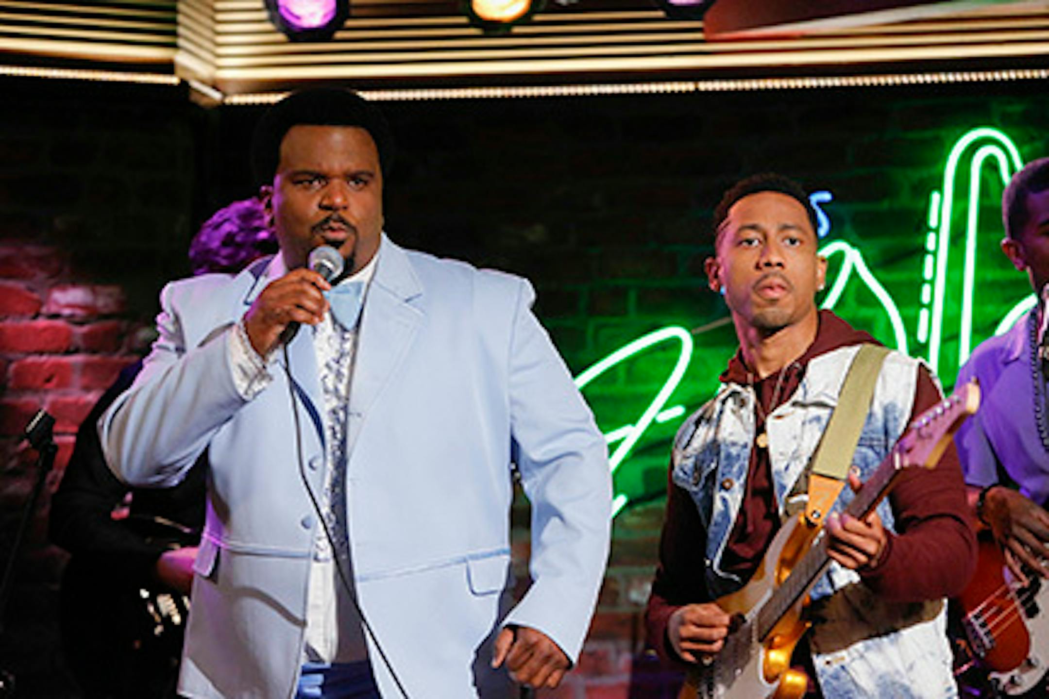 Craig Robinson and Brandon T. Jackson in "Mr. Robinson."