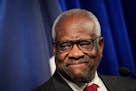 Associate Supreme Court Justice Clarence Thomas speaks at the Heritage Foundation in October 2021 in Washington, D.C.