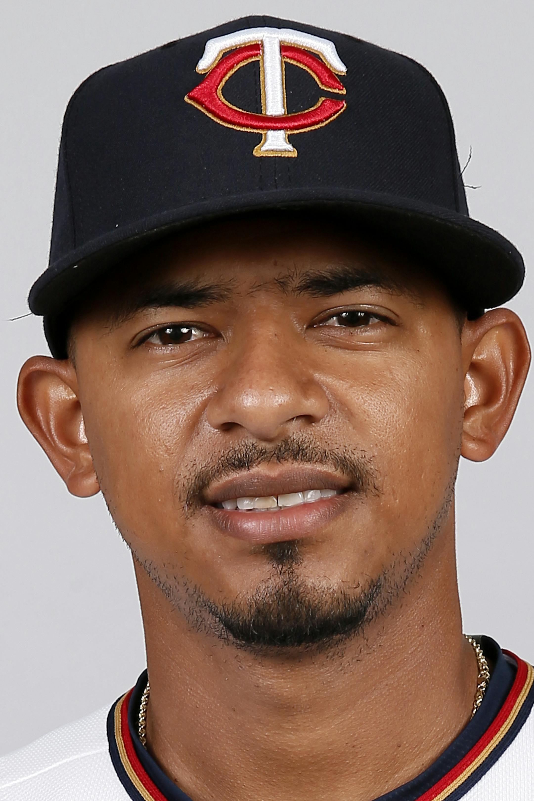 This is a 2015 photo of Eduardo Escobar of the Minnesota Twins baseball team. This image reflects the Twins active roster as of Tuesday March 3, 2015, when this image was taken. (AP Photo/Tony Gutierrez) ORG XMIT: FLTG216