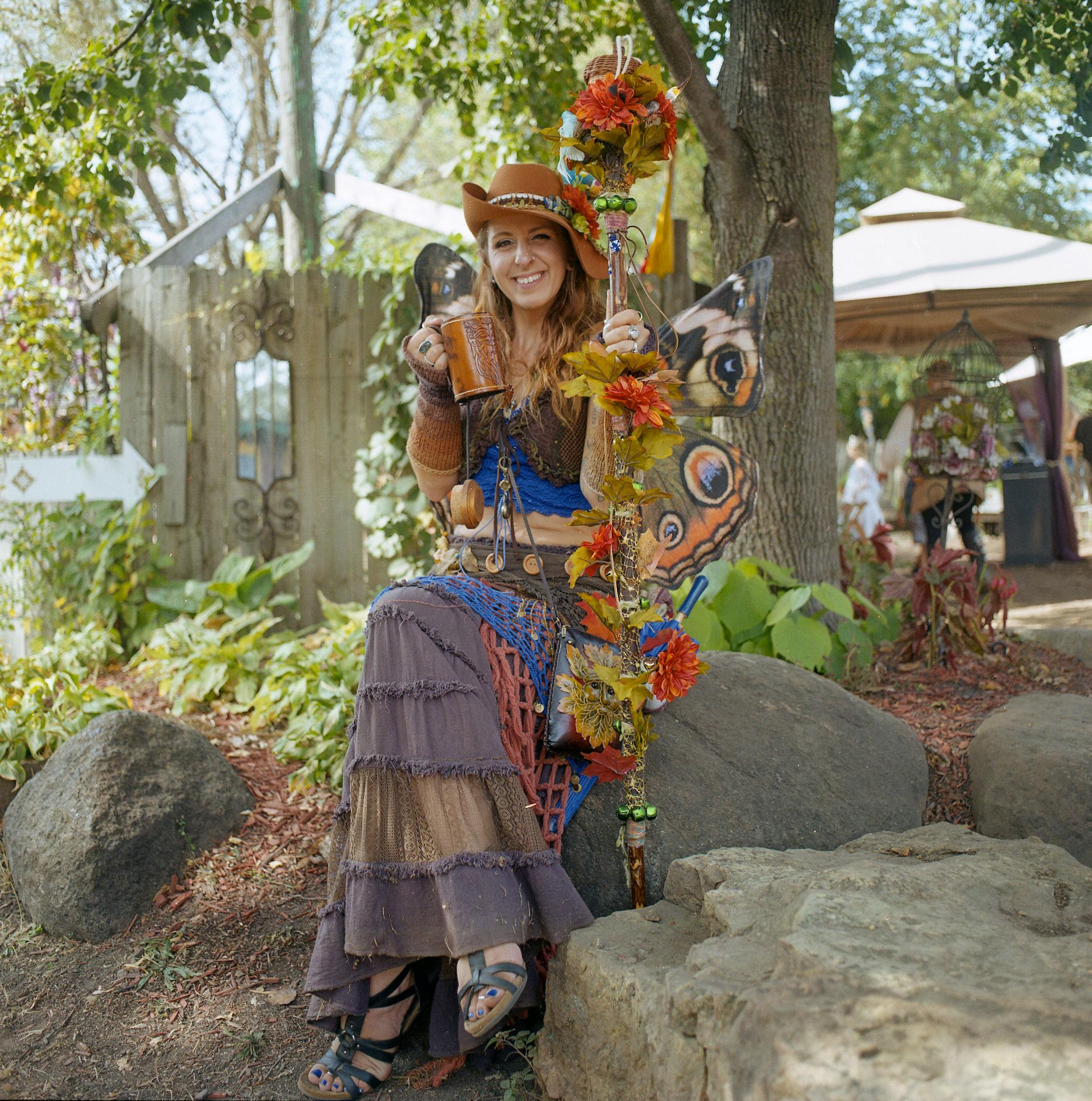 Jamison Davis said, "I love the magic of it all and I love bringing an experience to kids."