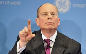 Stephen Hemsley, chief executive officer of UnitedHealth Group Inc., speaks at a press conference on General Electric Co.'s new health-care initiative
