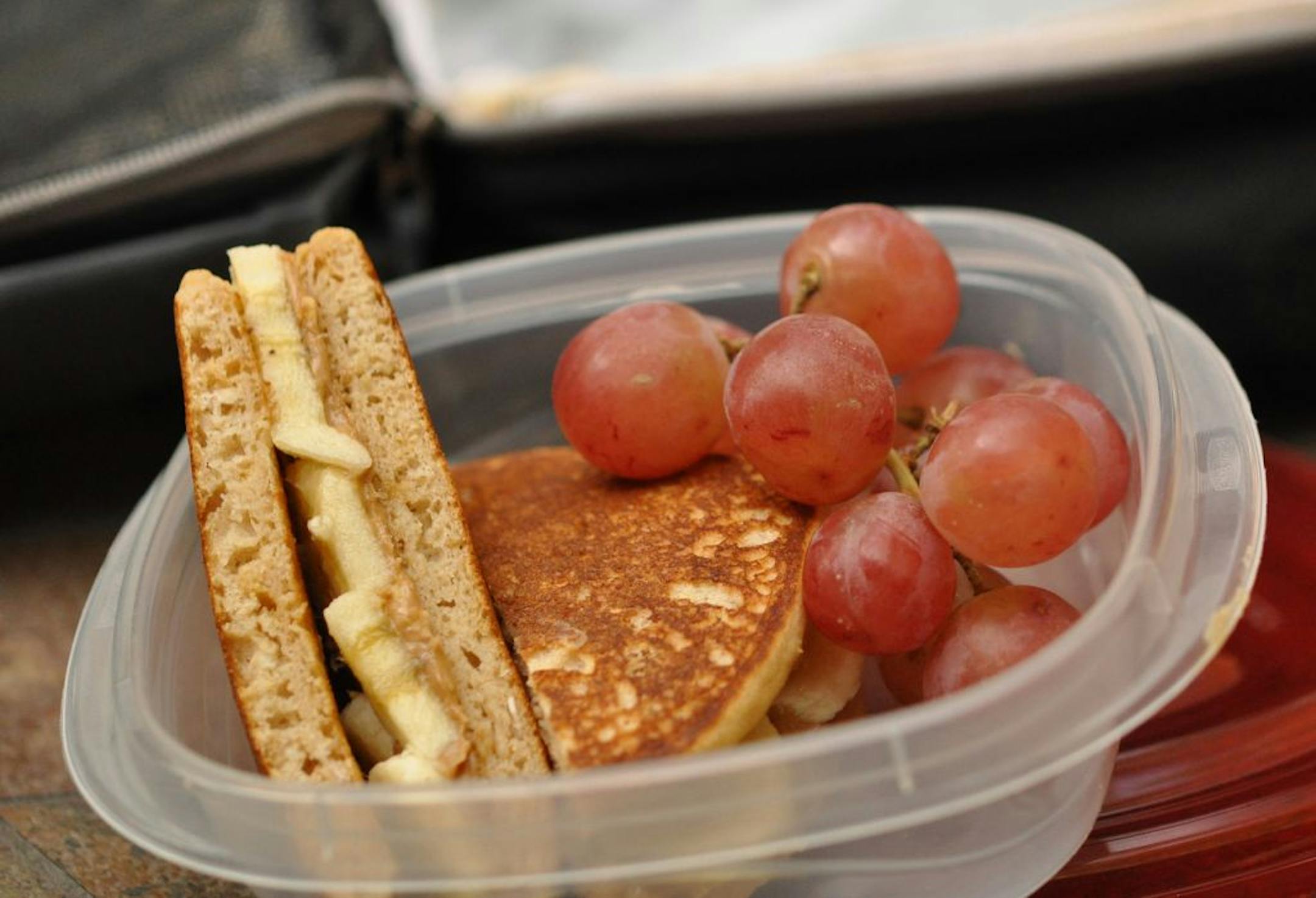 Oatmeal pancake sandwiches