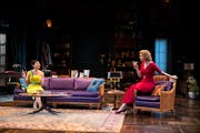 Lori Vega (Maxine Hadley) and Gretchen Egolf (Margot Wendice) in "Dial M for Murder" at the Guthrie Theater.