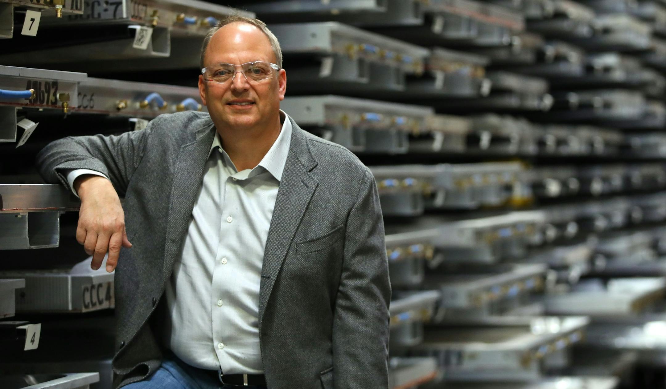 David MacNeil is the founder and CEO of WeatherTech, the Bolingbrook, Ill.-based maker of protective floor mats for cars, which has started manufacturing pet bowls as well. (Stacey Wescott/Chicago Tribune/TNS) ORG XMIT: 1224918