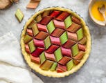 Tarte à la Rhubarbe from Frank Adrian Barron, author of Sweet Paris: Seasonal Recipes from an American Baker in France" (Harper Design, $29.99). Cred