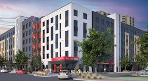 Project for Pride in Living is building a new 110-unit apartment building off Lake Street to replace a Wells Fargo bank that burned down in the civil 