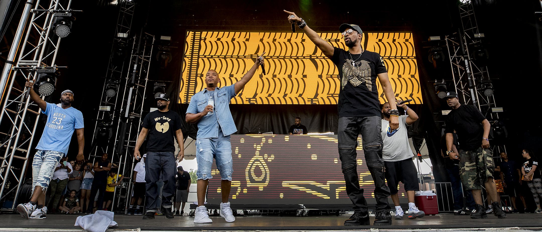 Wu-Tang Clan performed during Soundset 2018 at the Minnesota State Fairgrounds.