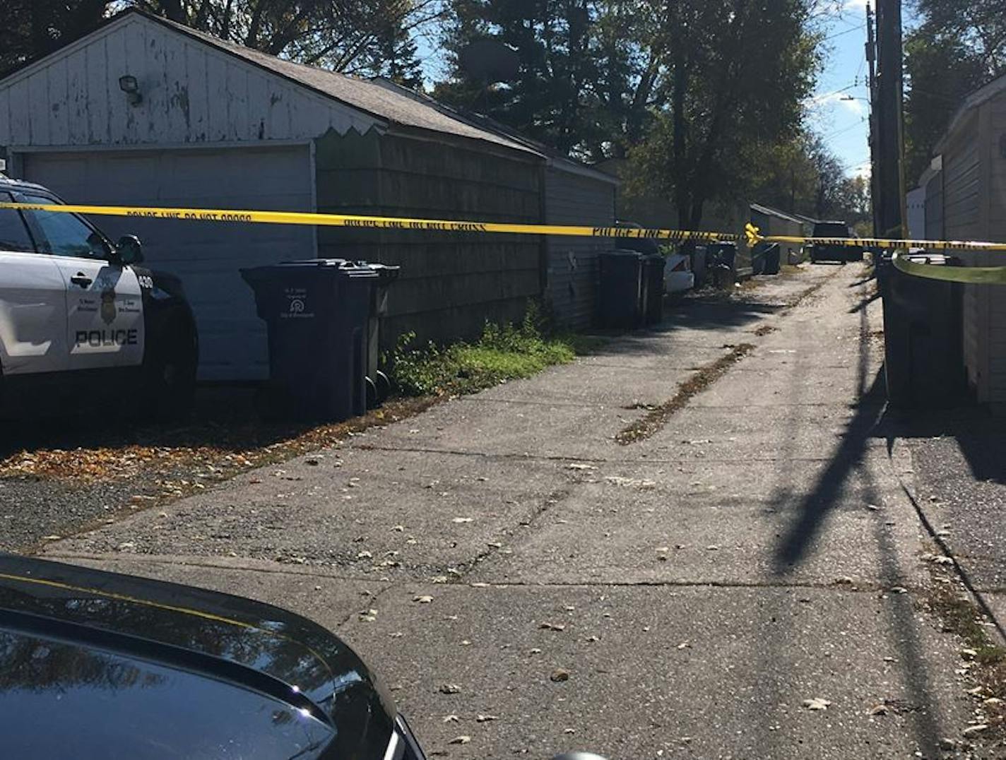 A man was found shot to death in this north Minneapolis alley.