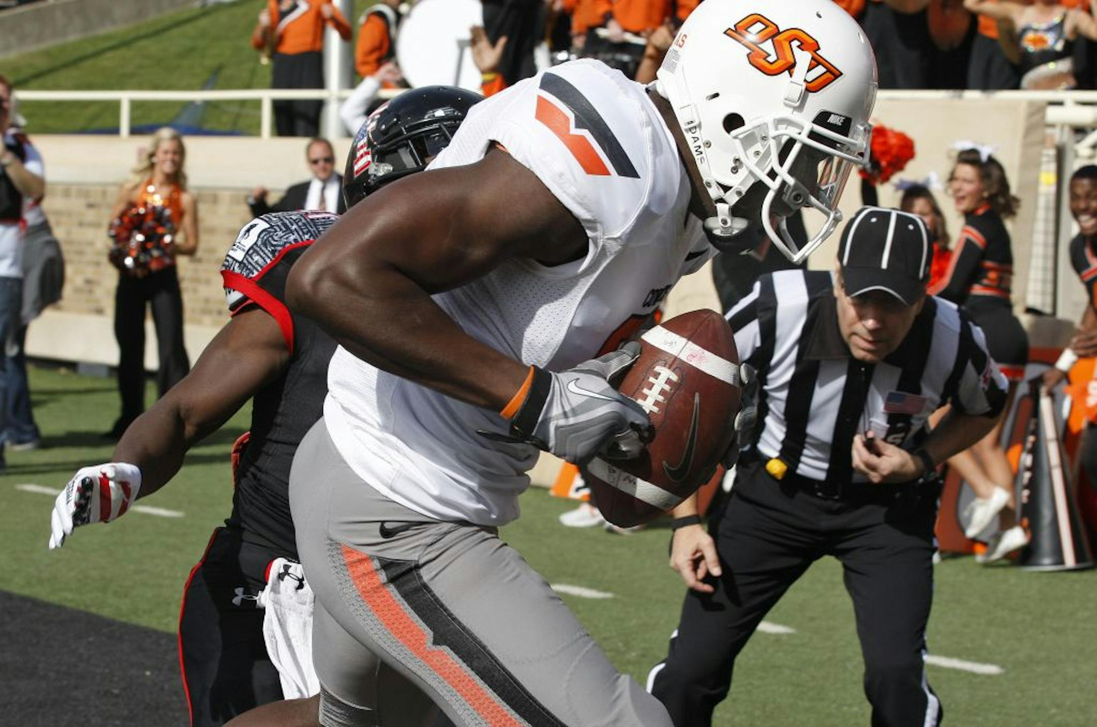 Oklahoma State wide receiver Justin Blackmon