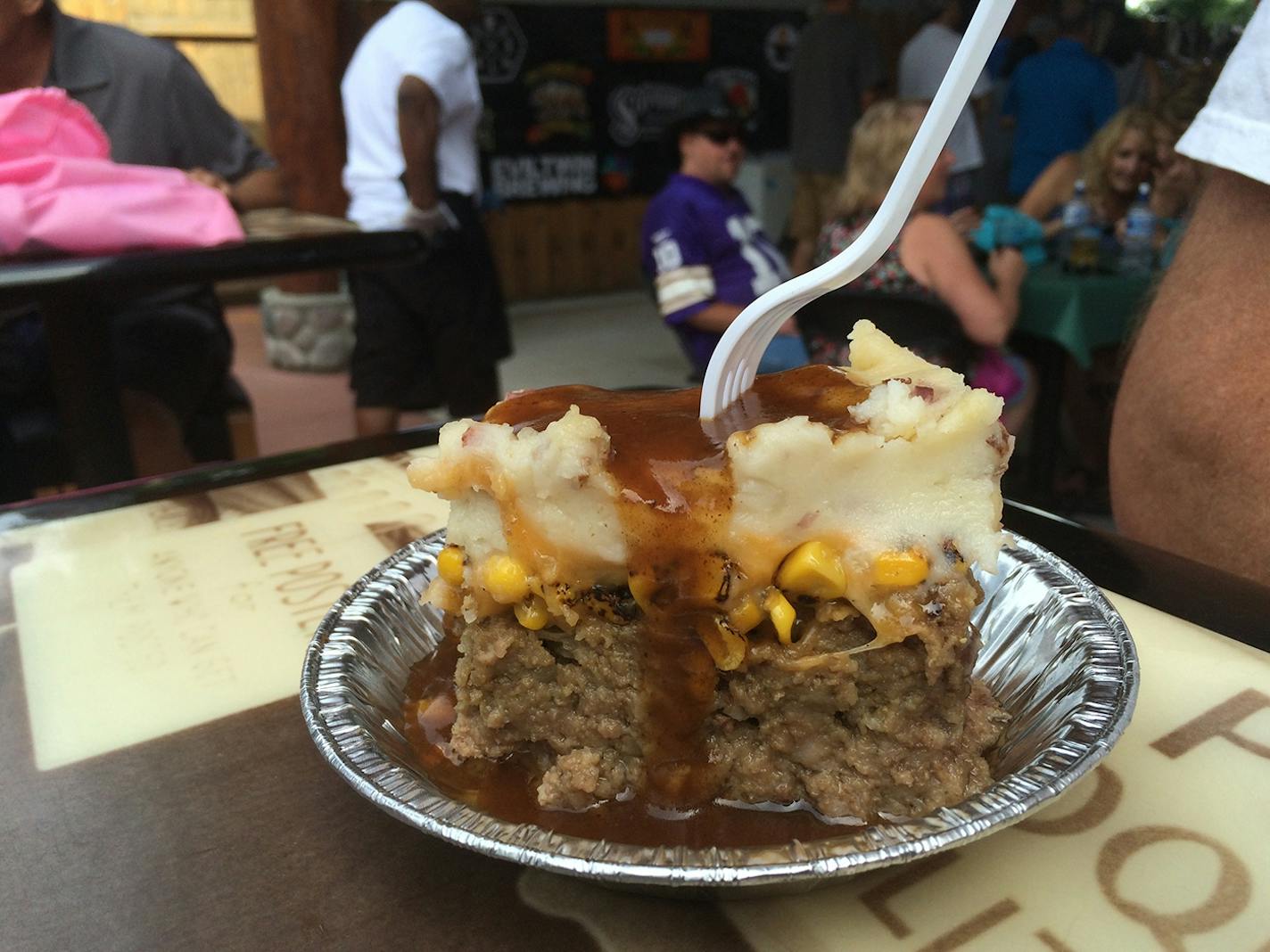 Rick Nelson, Star Tribune Minnesota State Fair 2016: New food Iron Range Meat & Potatoes at Giggles' Campfire Grill