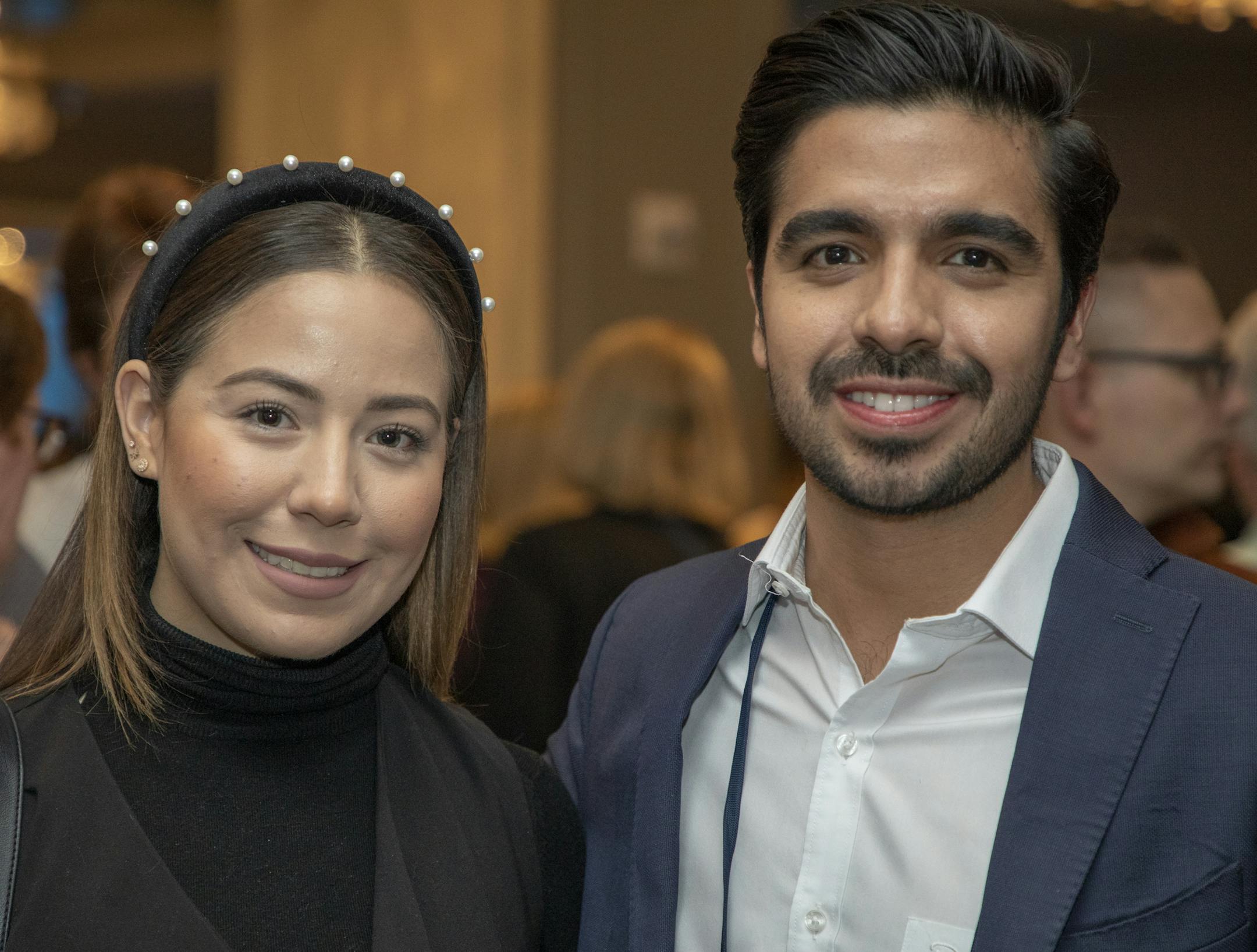 Paula Talamas and Hector Ortiz at the Be the One Conference. [ Special to Star Tribune, photo by Matt Blewett, Matte B Photography, matt@mattebphoto.com, November 9, 2019, Be The Match, Hilton Minneapolis, Minneapolis, Minnesota, SAXO 1009874385 FACE120119