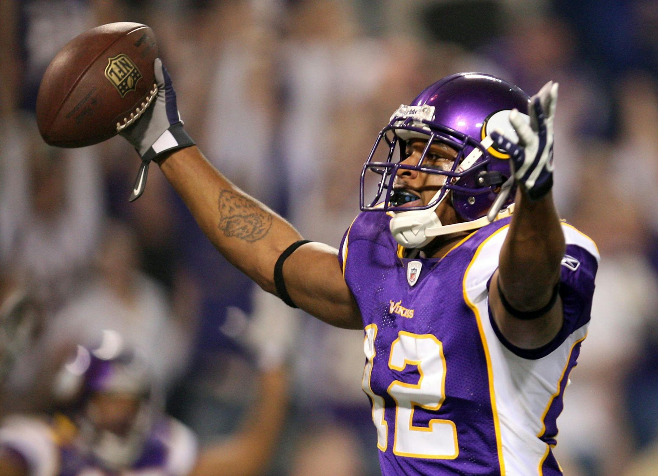 Vikings receiver Percy Harvin