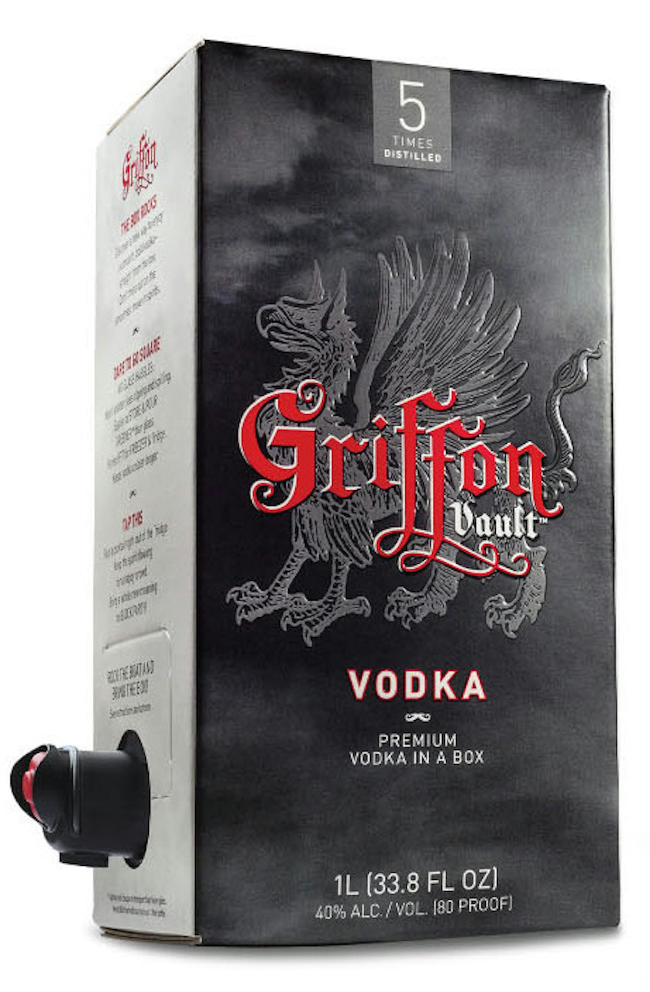 Griffon brand box Vodka