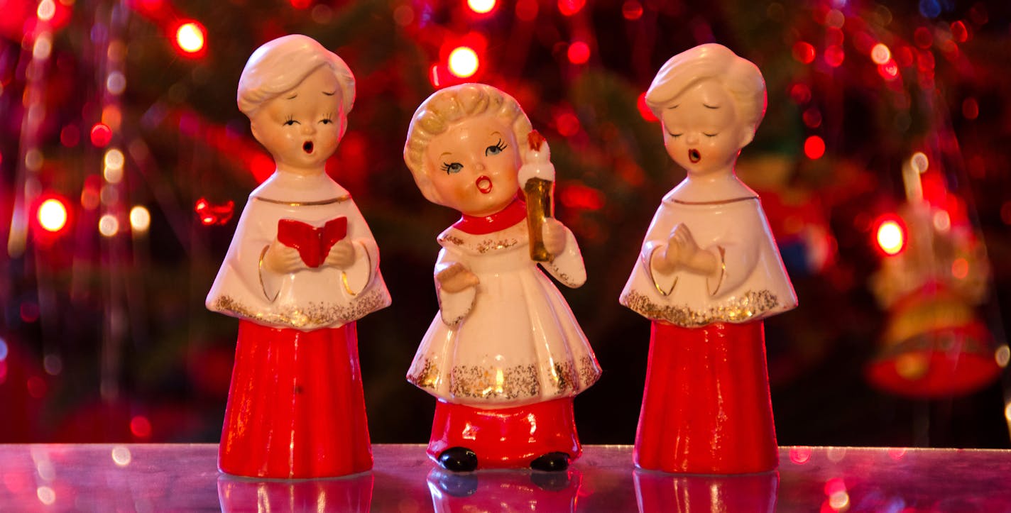 Debby Rose, Shoreview: In 1963, when my husband, Kevin, was 12, he used money earned from his paper route to buy these little choirboy figurines as a Christmas gift for his mother. We acquired them after she died. I added the matching little girl when I found her at an antique fair a couple years ago. Together they have a special place on our shelf and in our hearts. They are a sweet reminder of Christmas past and poignant because Kevin has two boys from his first marriage and together we have a