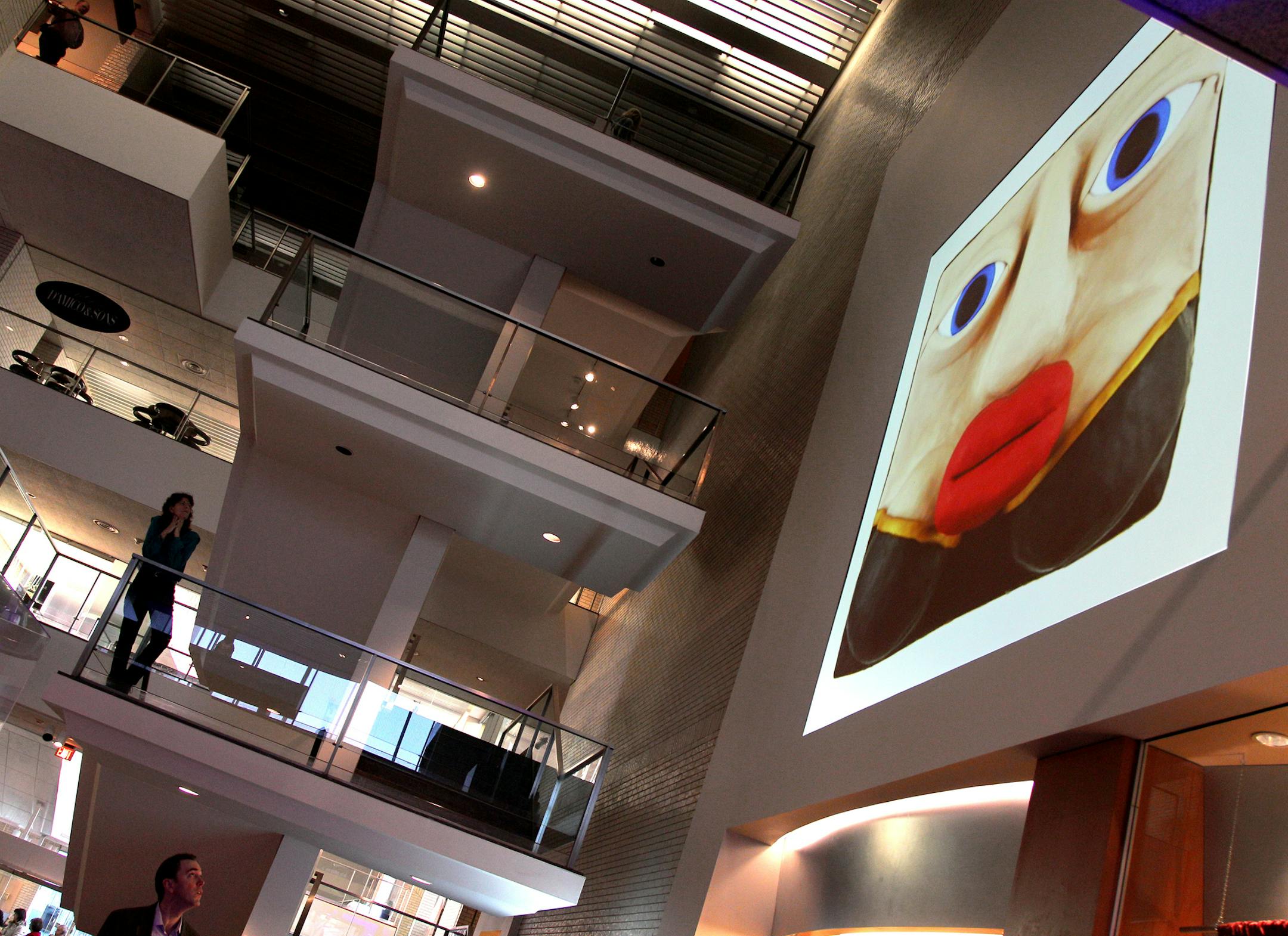 TOM WALLACE • twallace@startribune.com Assign#20011445A Slug: ¬¬¬night022610 Date: Feb 18, 2010 It's party time every "Third Thursday" at the Minneapolis Institute of Arts. Beyond the art, crowds come for the bands, DJ’s and drinks. Recently on Thursday, in the reception room, it was live music by Lucy Michelle and the Velvet Lapelles, and on the main floor it was DJ Jake Rudh. IN THIS PHOTO: ] The slide show shows ever piece of work in the "Foot in the Door" exhibit