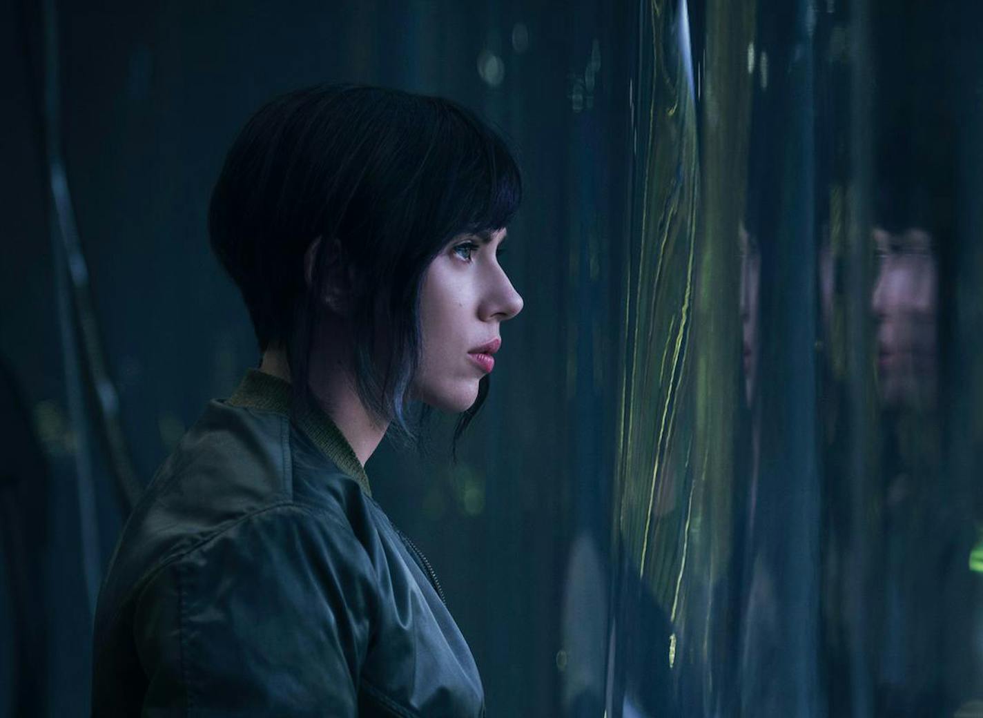 Scarlett Johansson in "Ghost in the Shell."