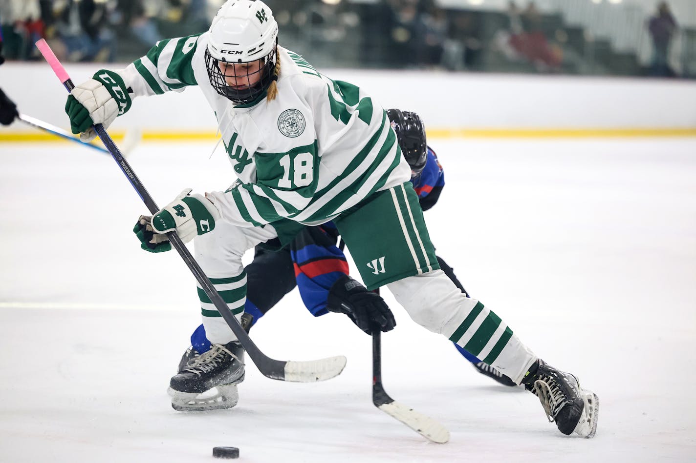 Gentry Academy vs Holy Family at Victoria Ice Arena on Friday, January 7, 2023. Photo by Cheryl A. Myers, SportsEngine