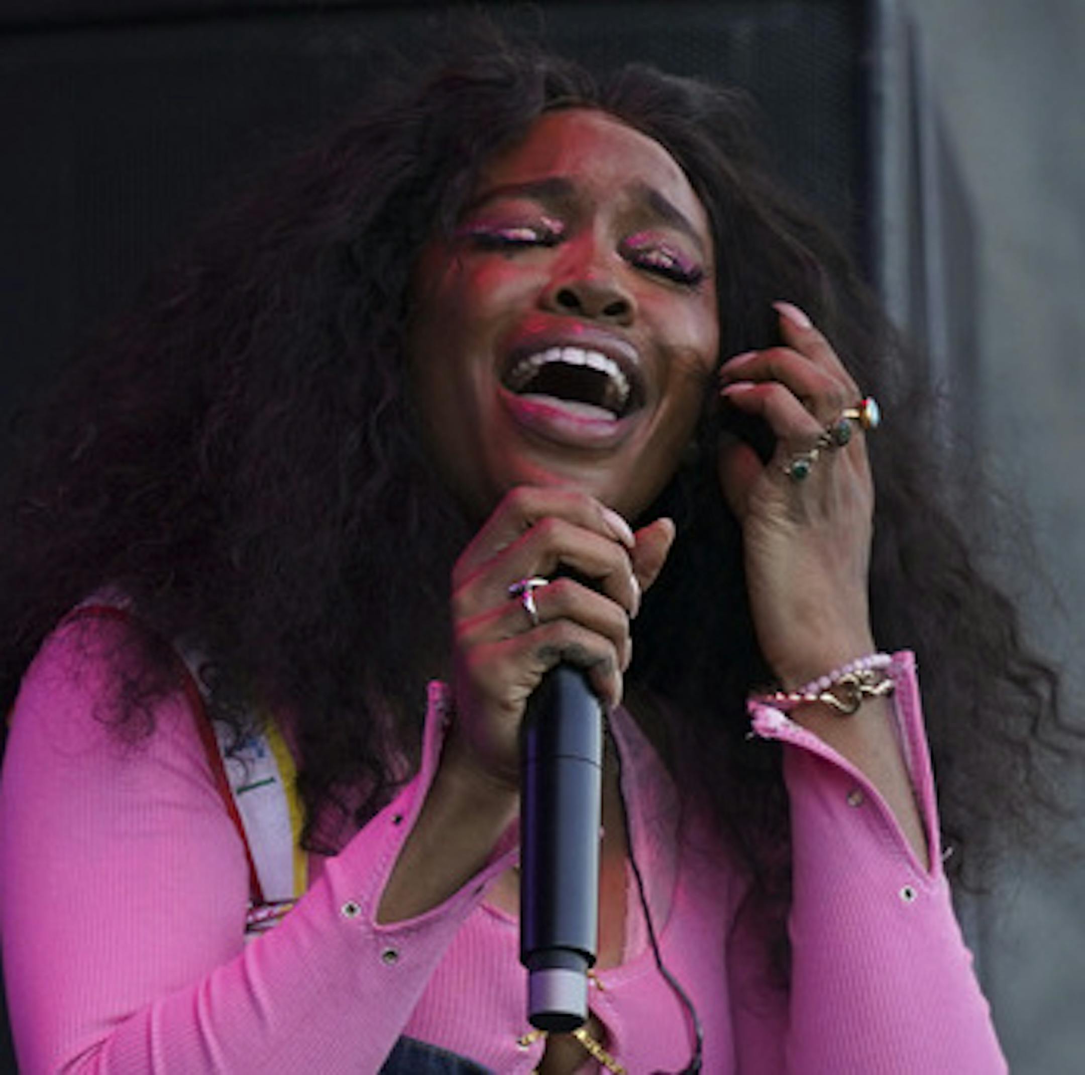 SZA performed on the St. Paul stage during her set Sunday evening. ] JEFF WHEELER • jeff.wheeler@startribune.com The 12th annual Soundset festival was held Sunday, May 26, 2019 at the Minnesota Fairgrounds.