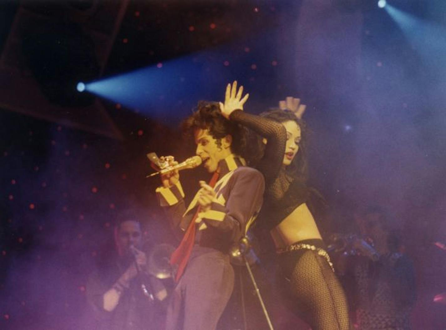 Prince and Mayte perform in L.A. 4/16/93 file photo. Jeff Wheeler