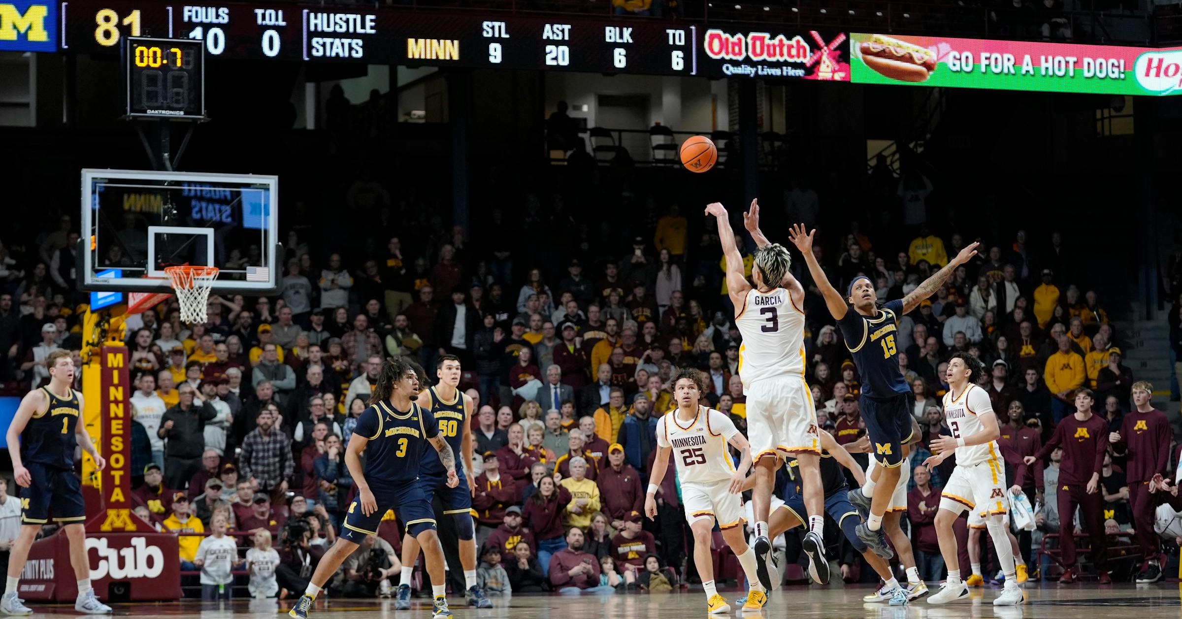 Dawson Garcias long threepointer gives Gophers mens basketball first Big Ten win of the season  Star Tribune Dawson Garcias long threepointer gives Gophers mens basketball first Big Ten win of the season  Star Tribune