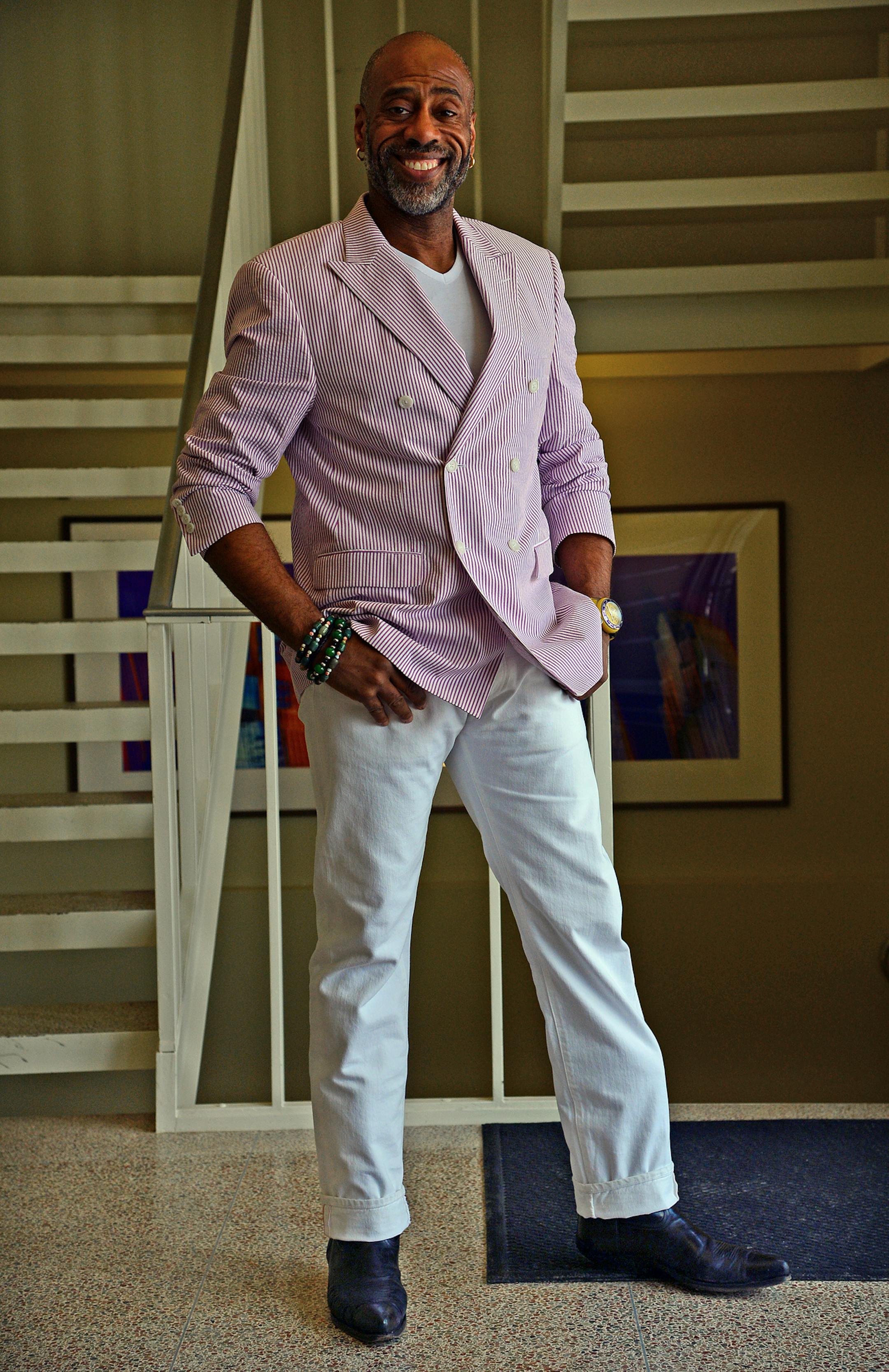 Local fashion guru and promoter Richard Moody shared a few of his " fashion faves". ] Richard.Sennott@startribune.com Richard Sennott/Star Tribune Minneapolis Minn. Friday 4/3/2014) ** (cq)