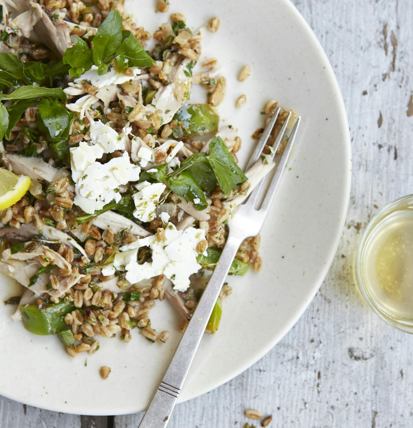 Greek Chicken Lemon Salad