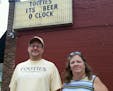 Photo by Jon Tevlin: Nick and Lilie (cq) Johnson, owners of Tootie's.