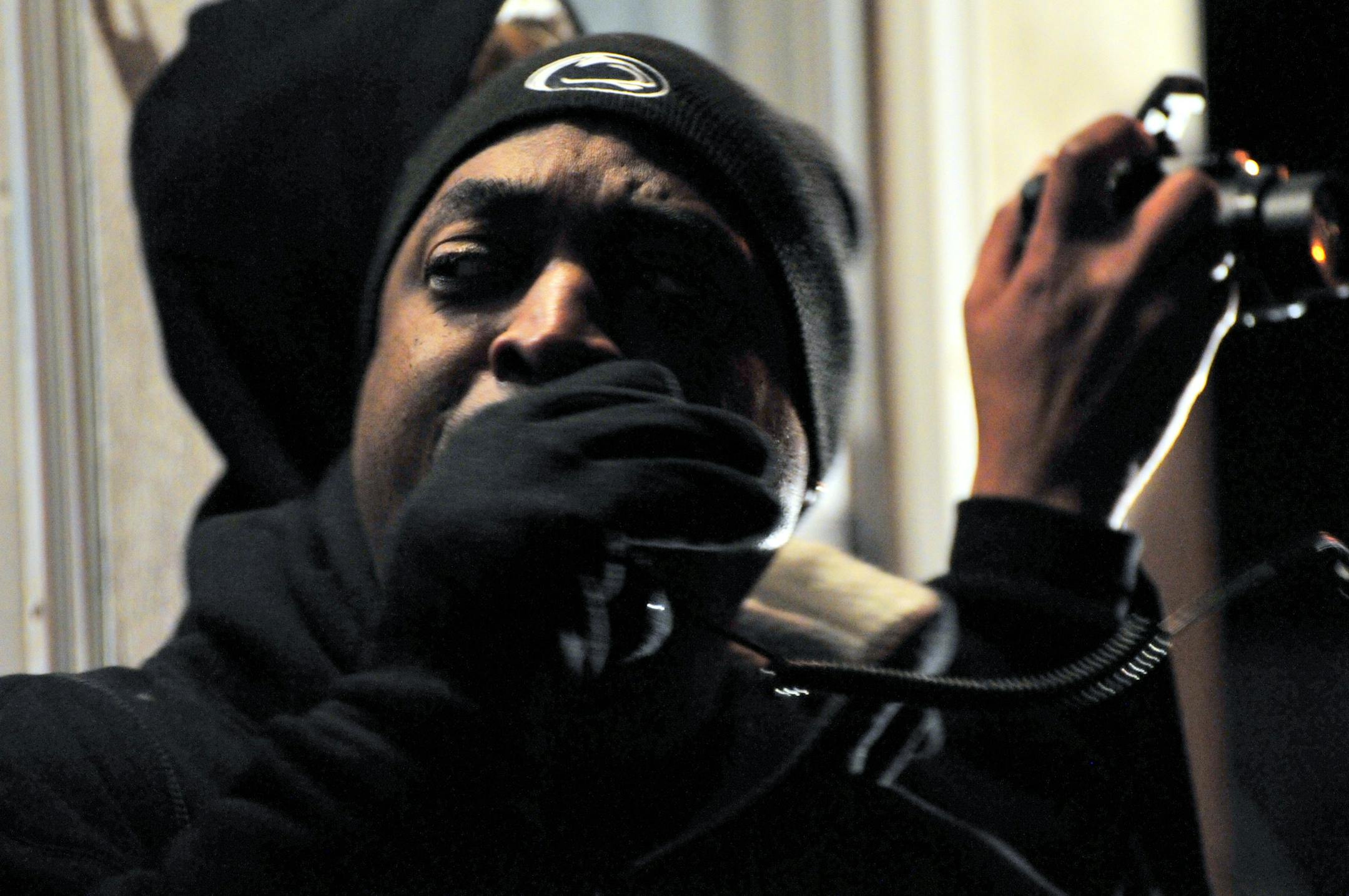 Chuck D at the Occupy Homes rally.