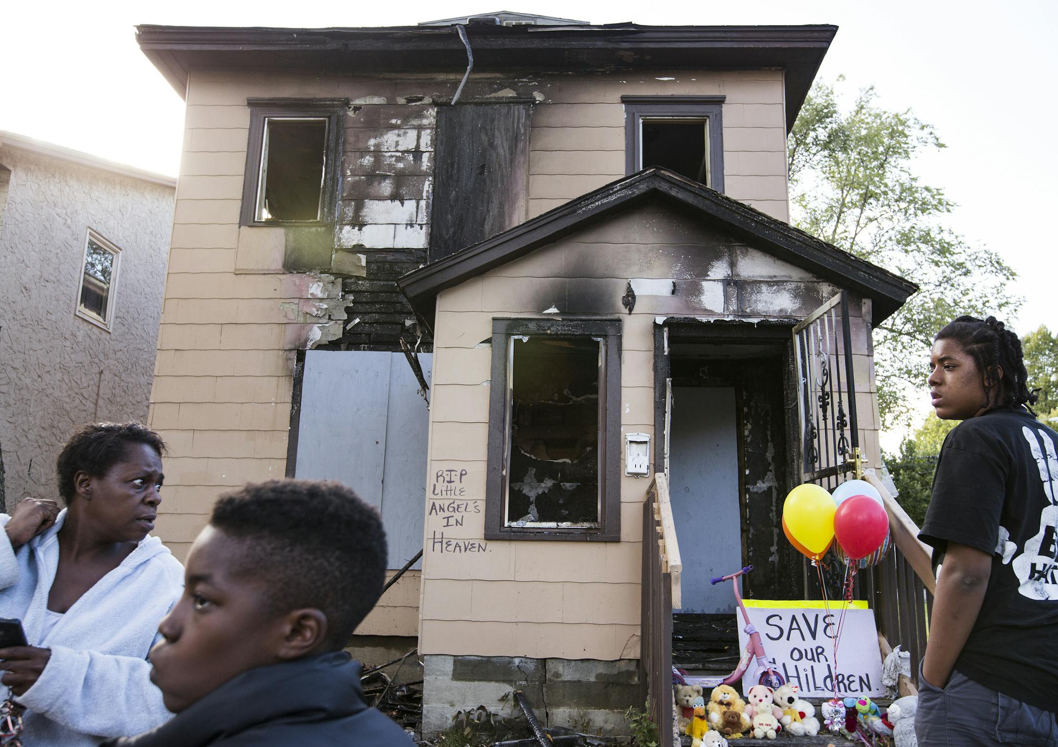 Among the year's heart-breaking losses were three children who died in a fire in this north Minneapolis home in October. The cause was found to be an electric stove that was being used to heat the home.