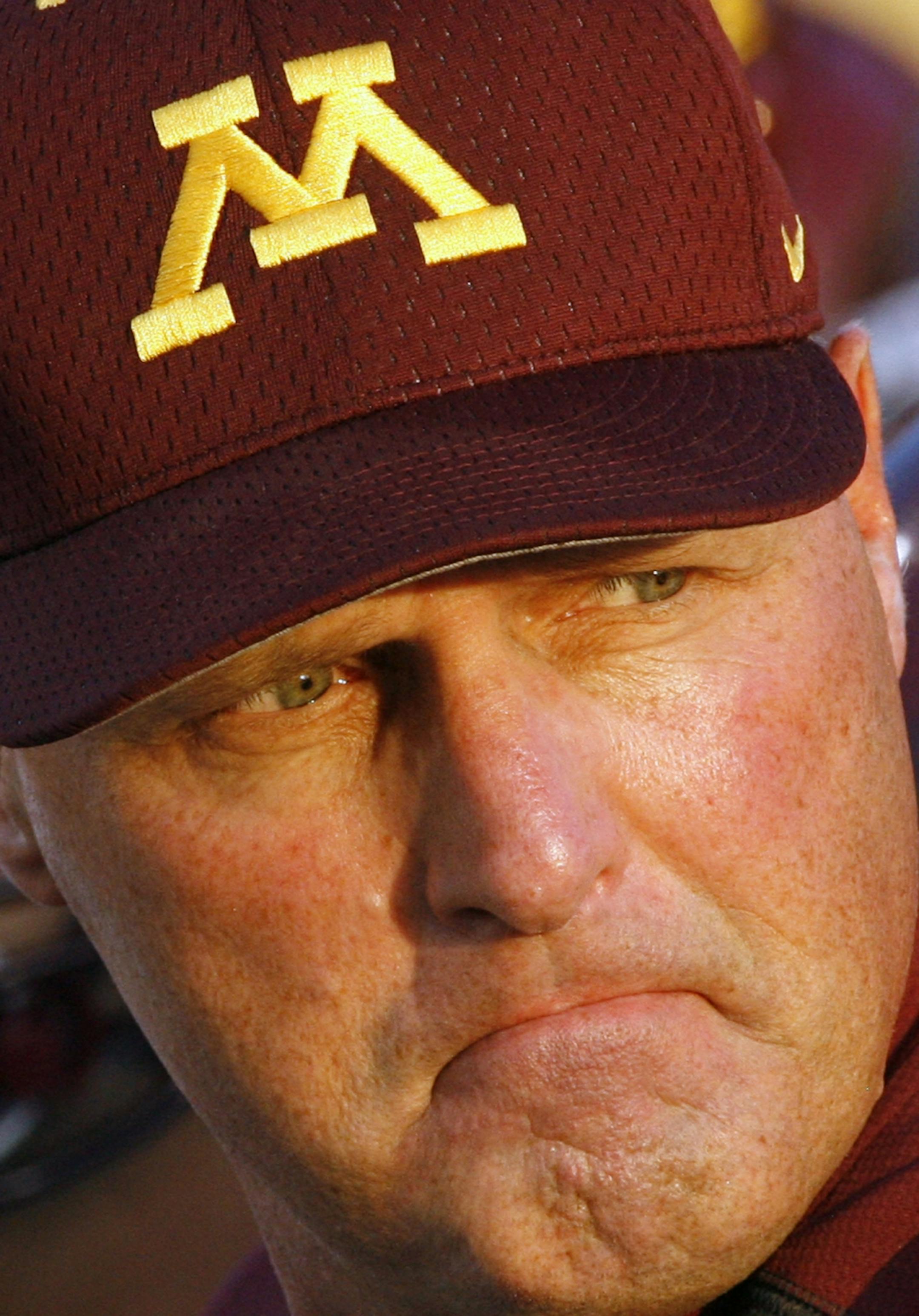 Gophers coach Tim Brewster