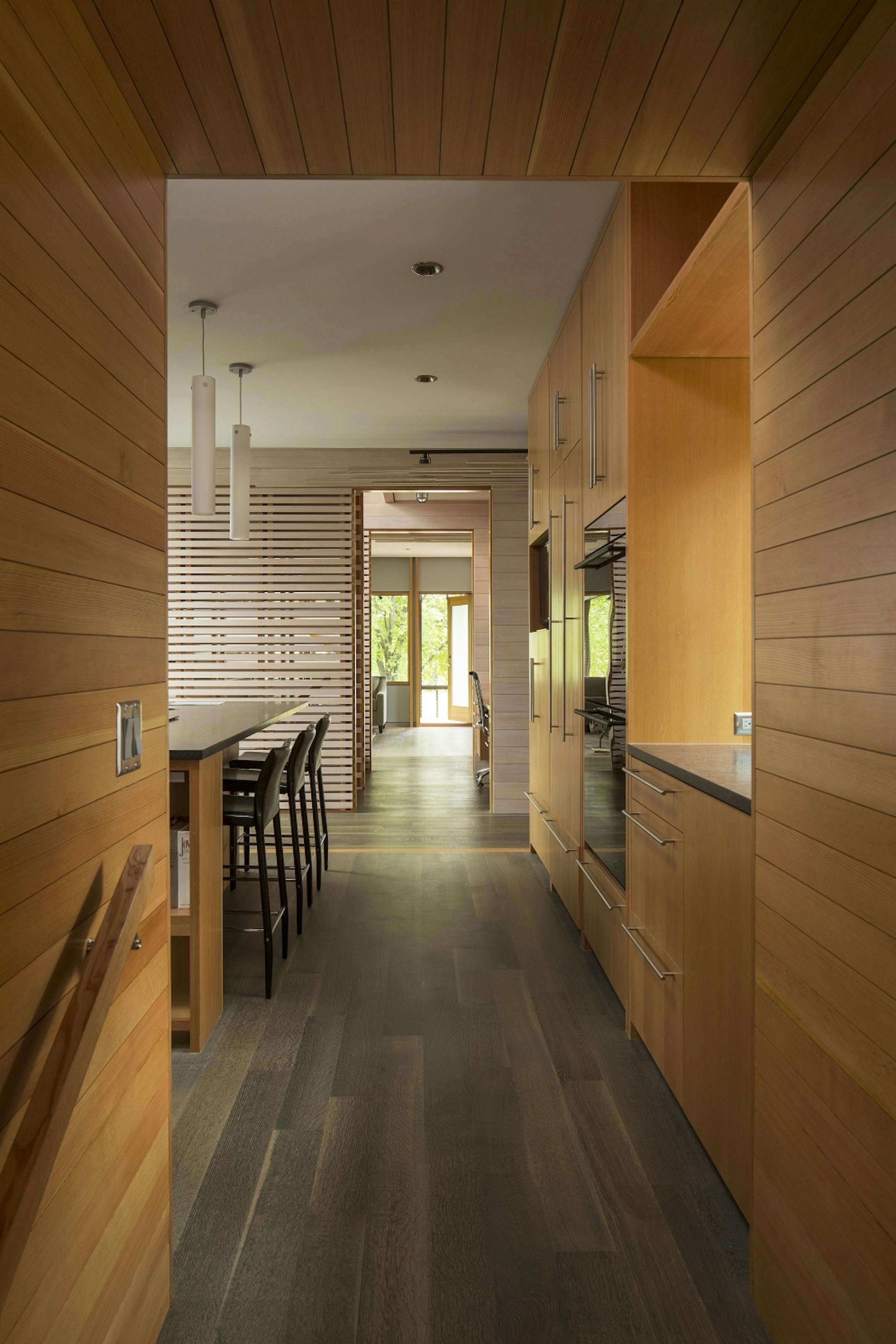 Troy Thies Looking through the kitchen, Home of the Month, Lake of the Isles
