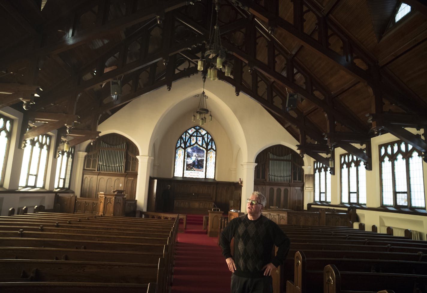 A south Minneapolis church is battling with preservationists who want to give historic protections to its former worship space. The Messiah Lutheran congregation says it will make the building difficult to sell, and they can't afford to keep it maintained.] Richard Tsong-Taatarii/rtsong-taatarii@startribune.com