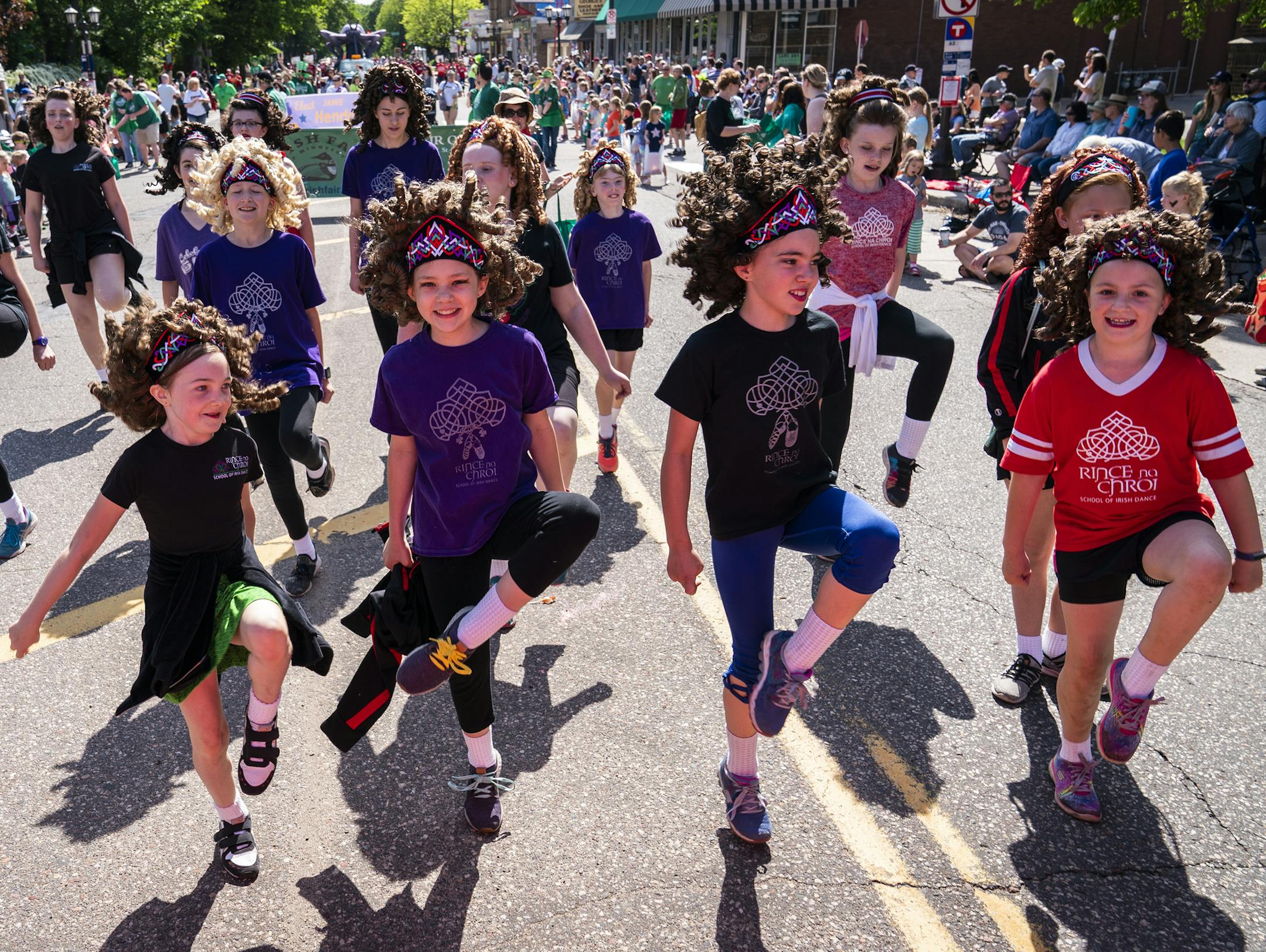 The Rince Na Chroi Irish Dancers performed in the Grand Old Day 2019 Parade in June.