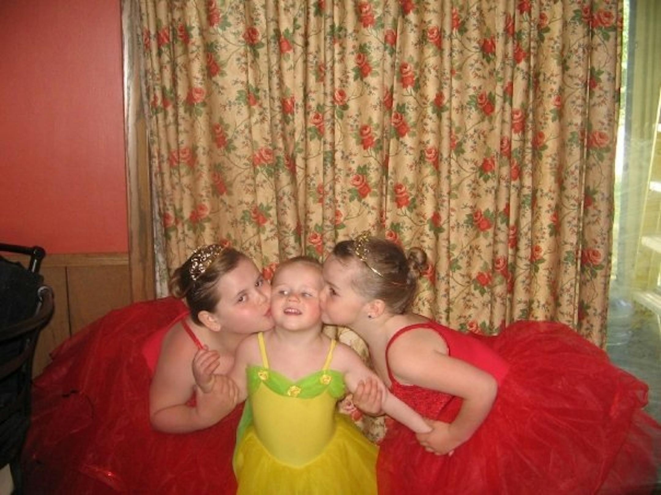 Katelyn and her big sisters. Photos courtesy of the Pauling family.