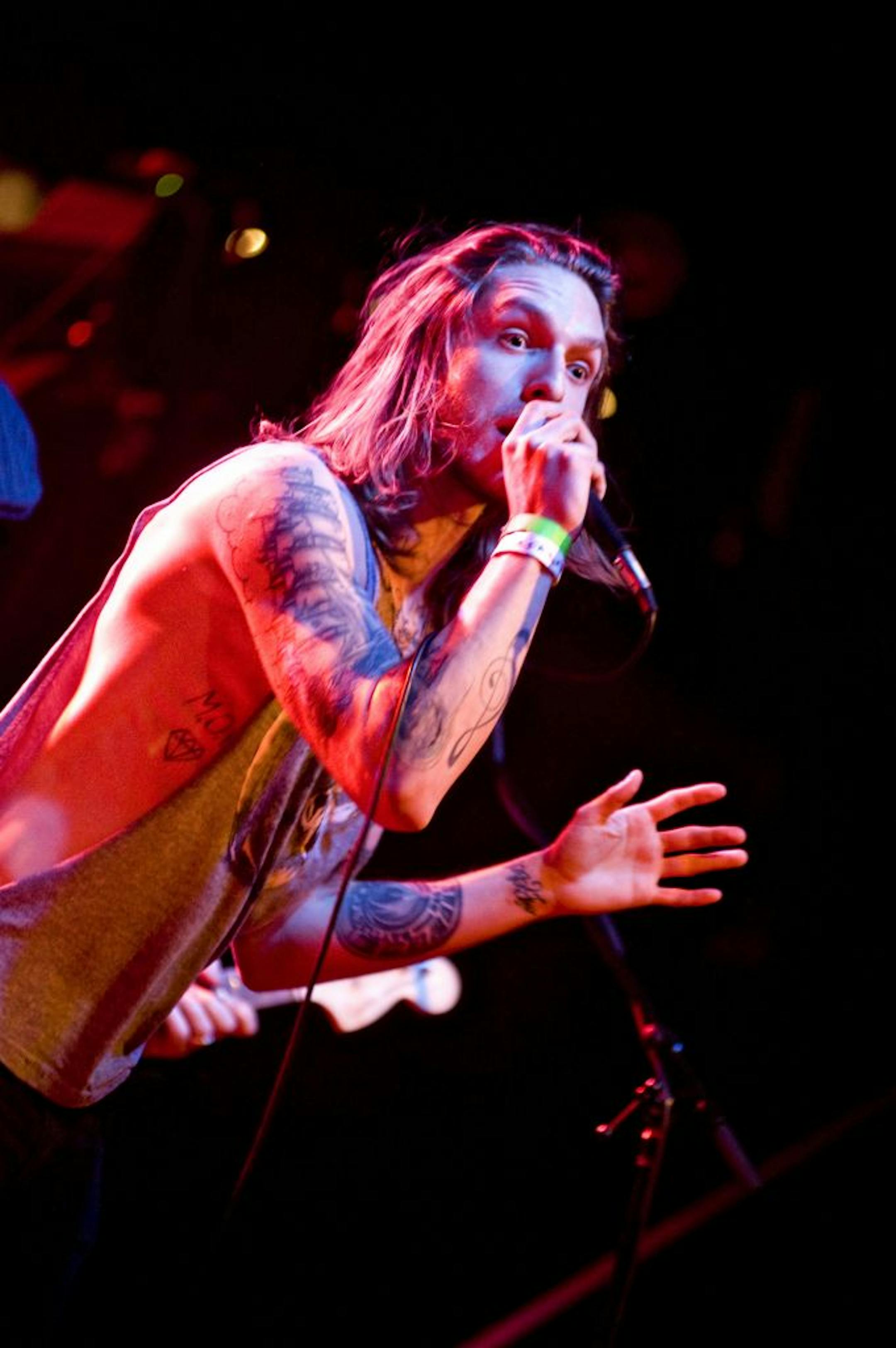 Lead singer Reed Wilkerson of the Japhies.