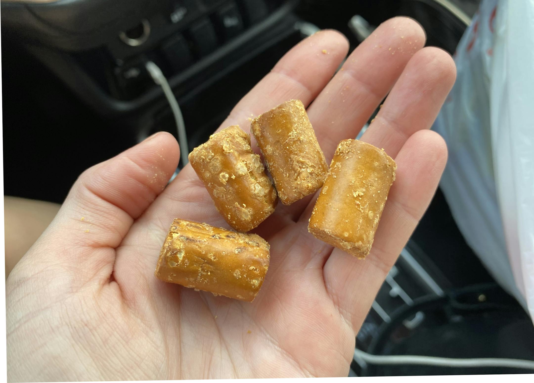 Natalie B. Compton holds Combos in Pleasantville, New York, on July 11, 2020. MUST CREDIT: Washington Post photo by Natalie B. Compton