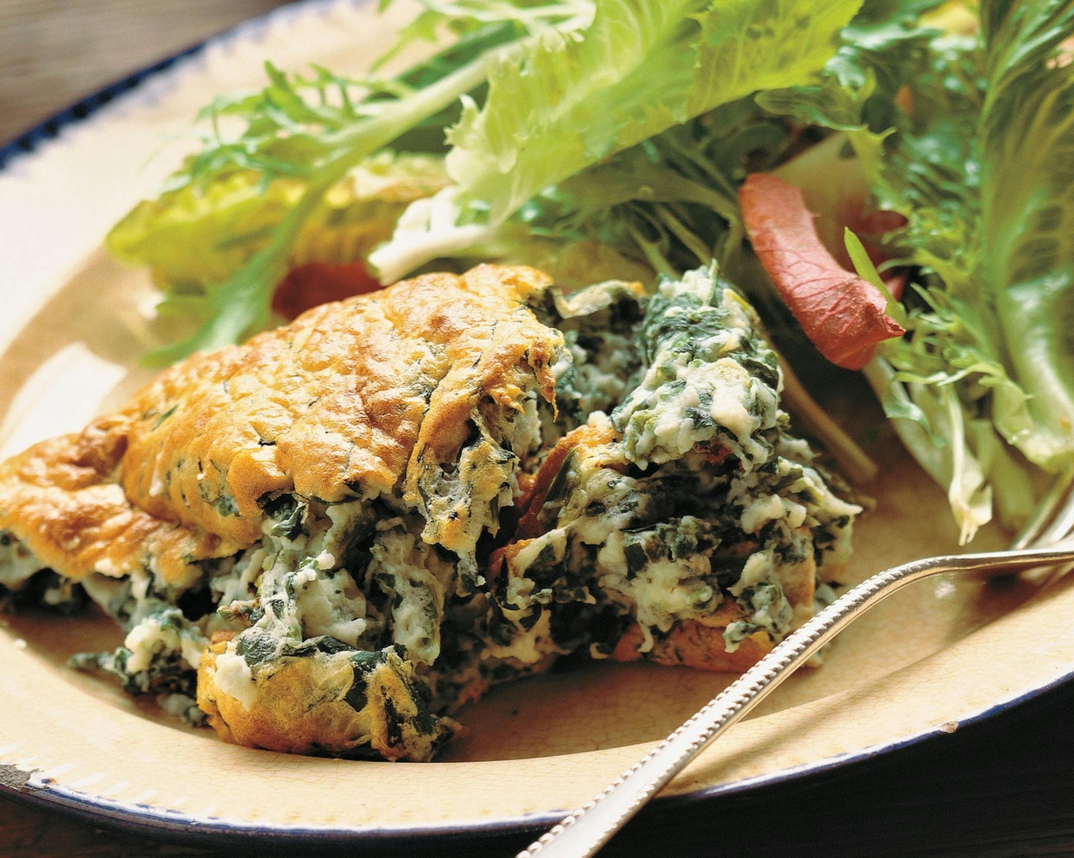 Spinach souffle