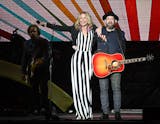 Sugarland's Jennifer Nettles and Kristian Bush performed Friday night at the Grandstand.