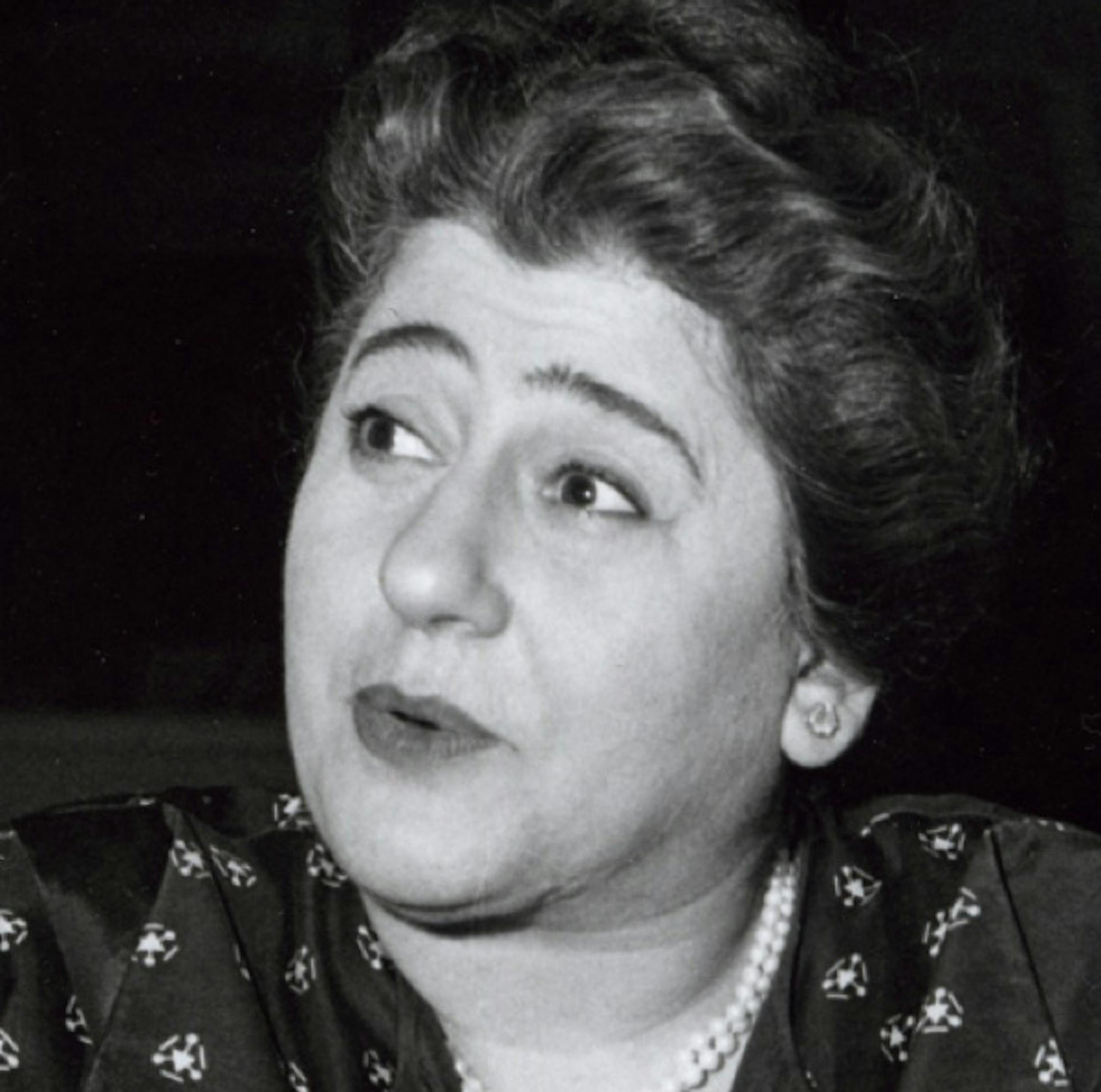 Gertrude Berg (1898 — 1966), creator and star of "The Goldbergs," a hit on radio and television. Courtesy Goldberg Family Estate