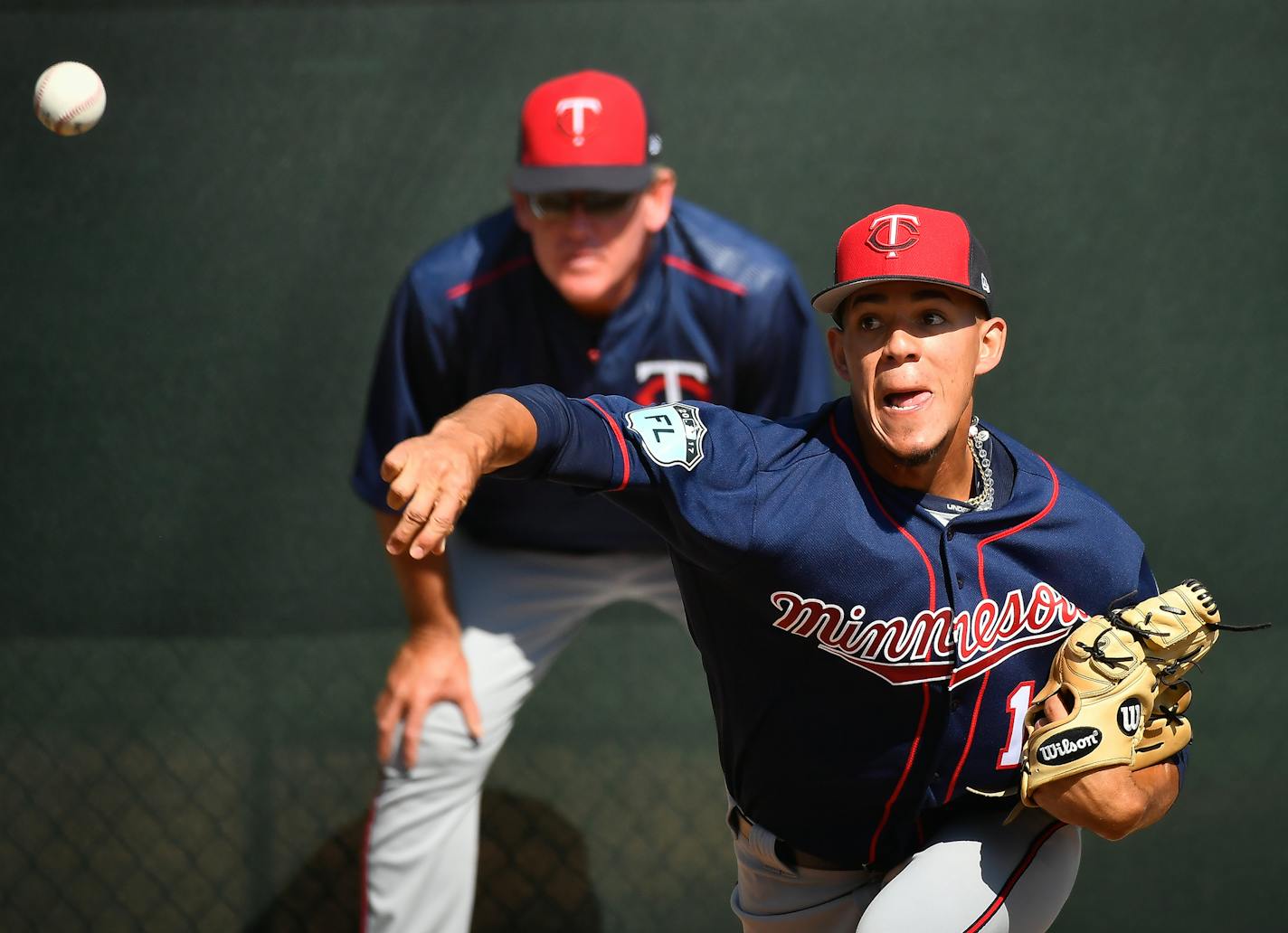 Minnesota Twins pitcher Jose Berrios (17).