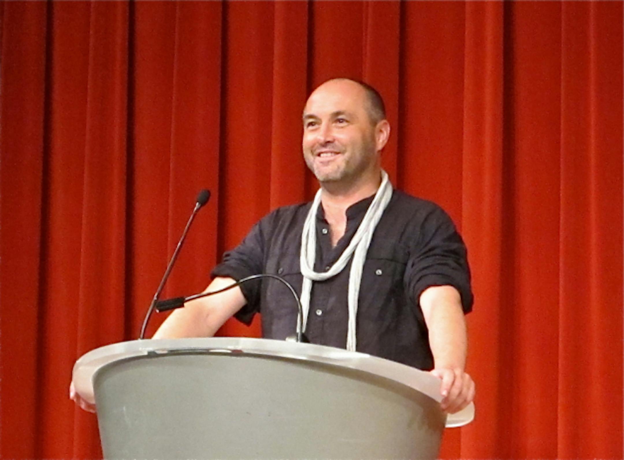 Author Colum McCann at Talk of the Stacks.