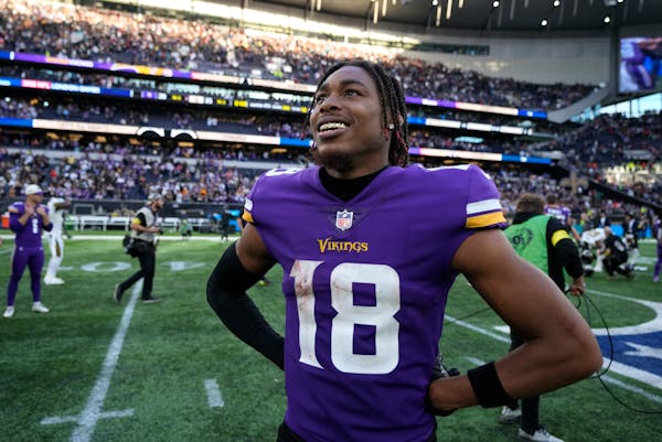 Justin Jefferson and the Vikings should be smiling and 4-1 come Sunday evening.