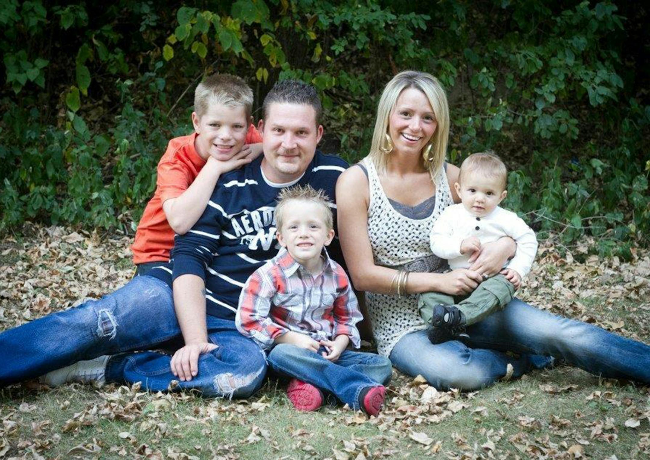 Matthew Elmore and his wife, Breanna, and their three sons. Matt Elmore died Dec. 7, 2013, in a snorkeling accident in Puerto Rico. A benefit for his family is being held from 2 to 5 p.m. Saturday, Jan. 25, at the Medina Entertainment Center.