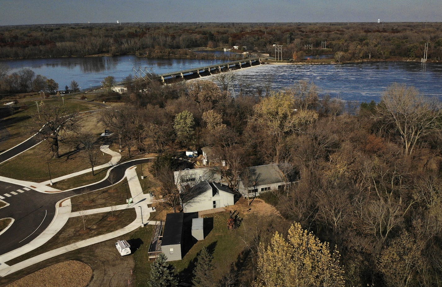 The Coon Rapids Dam Regional Park Thursday in Brooklyn Park. ] Aaron Lavinsky &#x2022; aaron.lavinsky@startribune.com The Coon Rapids Dam Regional Park in Brooklyn Park is getting a name change to Mississippi Gateway Regional Park to celebrate the heart of the park and be welcoming to everyone. The new name is part of a $25.5 million capital improvement project. We photograph the park on Thursday, Oct. 31, 2019 in Brooklyn Park, Minn.